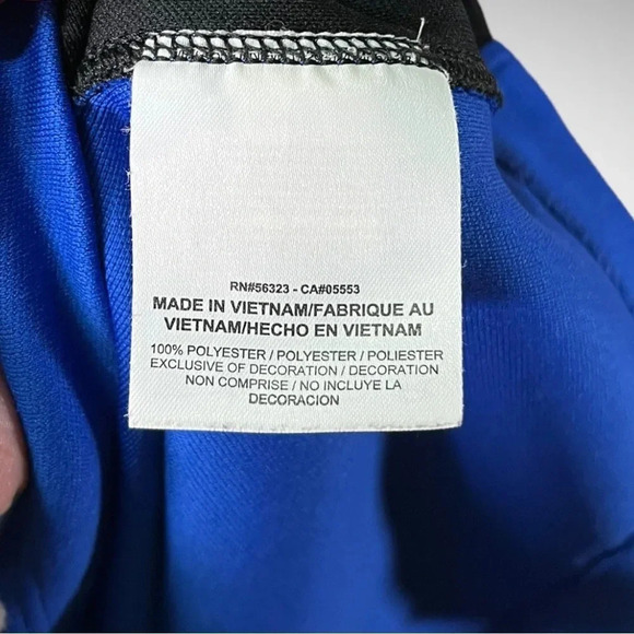 NIKE GOLF Dri-Fit 1/4 Zip Pullover Women's Blue and Black Small | EUC - Picture 9 of 9